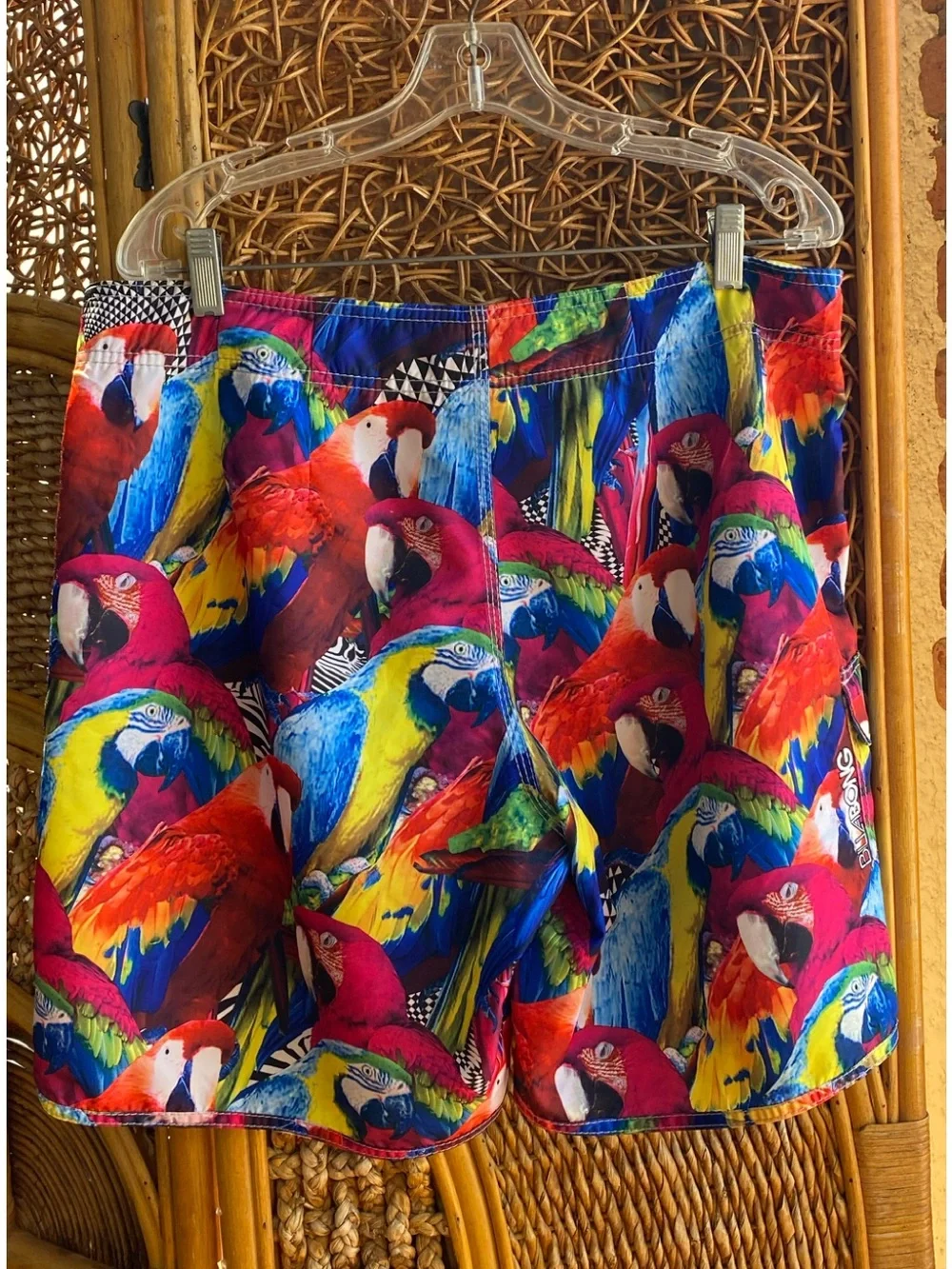 Billabong Multicolor Parrot Print Mens Board  Shorts